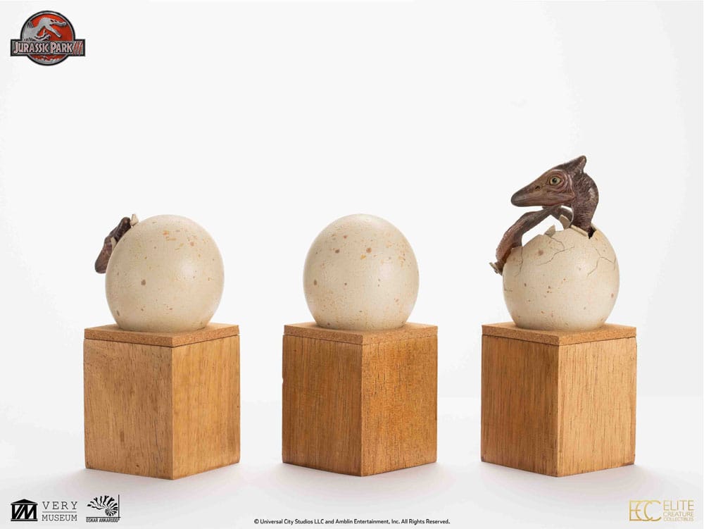 Jurassic Park III ECC Elite Creature Line Statue Hatching Pterosaur 16 cm - Versand: 7 Tage nach Bestellung