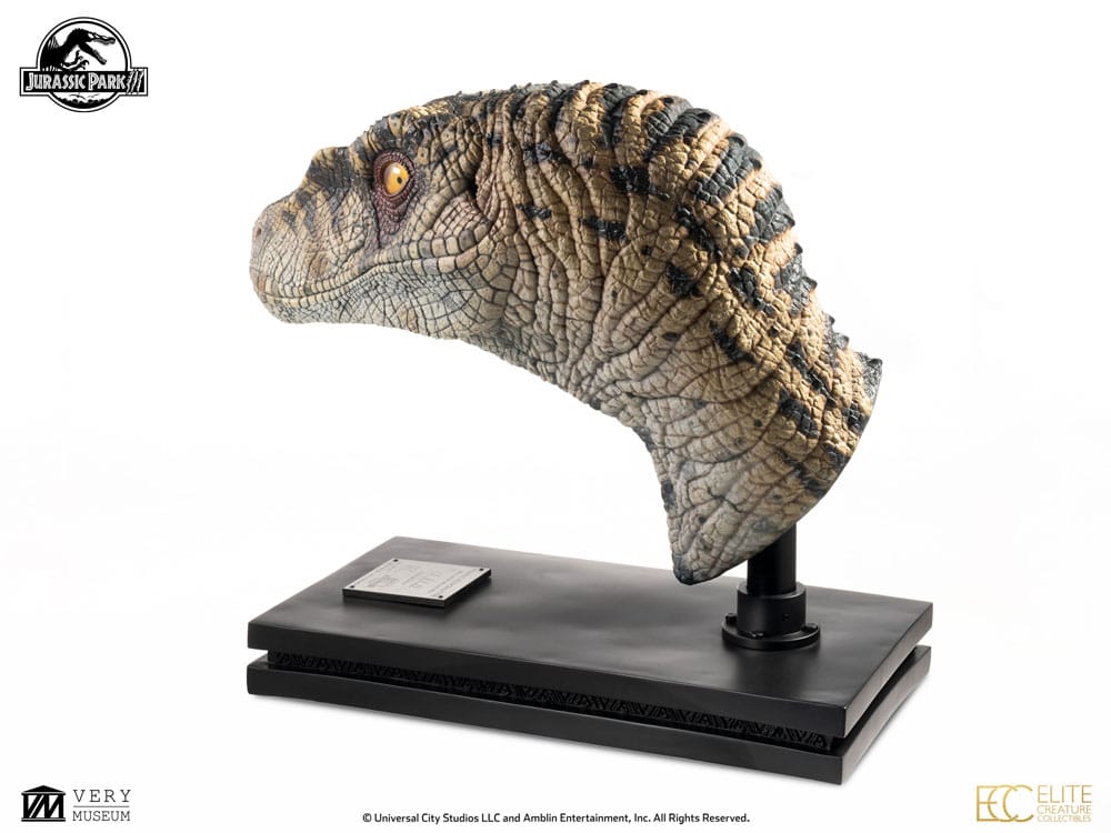 Jurassic Park III Büste Female Velociraptor White Queen 75 cm - Preorder - ETA: 25.02.2026