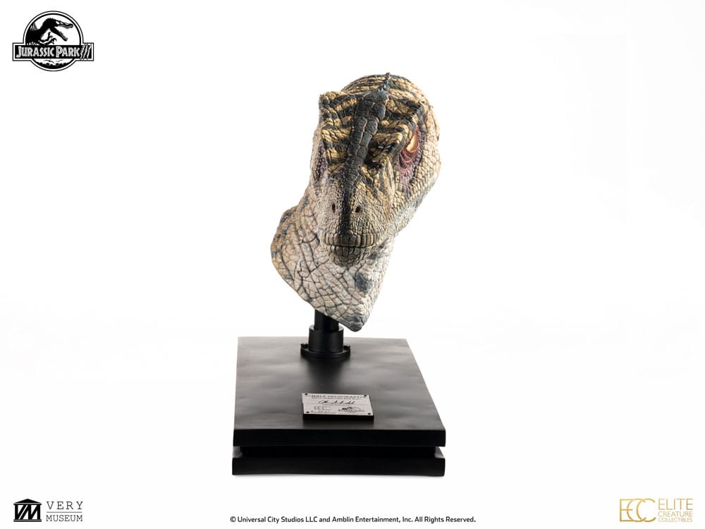 Jurassic Park III Büste Female Velociraptor White Queen 75 cm - Preorder - ETA: 25.02.2026
