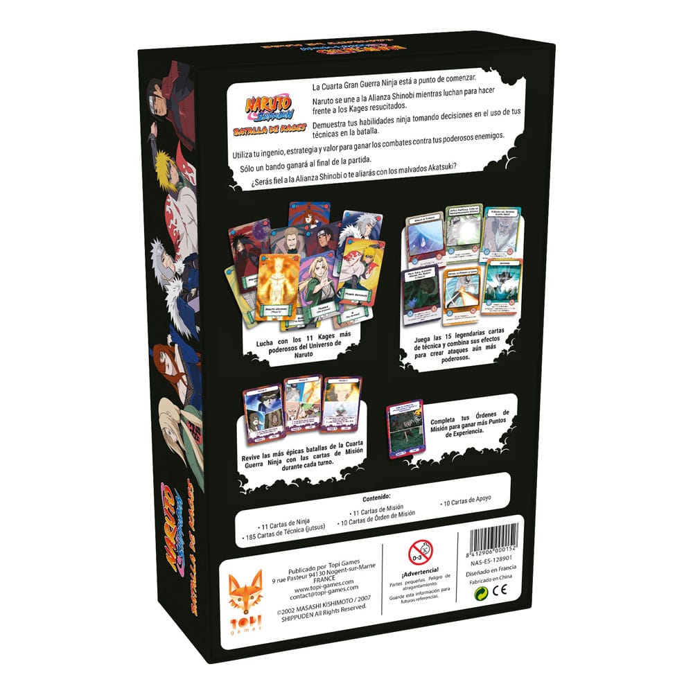 Naruto Kartenspiel Kage Battle *Spanische Version*   - Versand: 5-7 Tage nach Bestellung