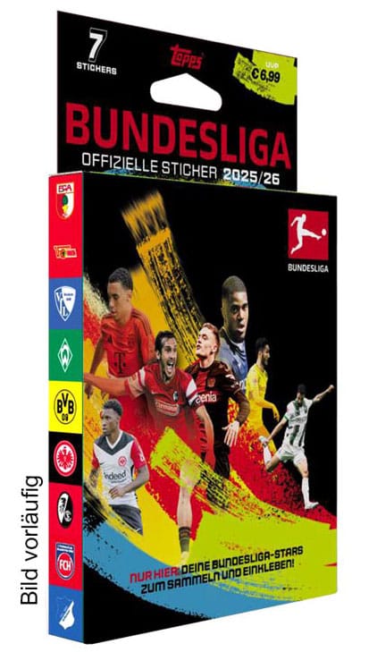 Bundesliga 2025/26 Sticker Collection Eco Pack - Preorder - ETA: 09.10.2026