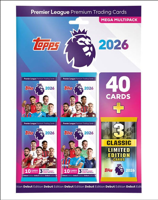 Premier League 2025/26 Trading Cards Mega Multipack - Preorder - ETA: 25.09.2025