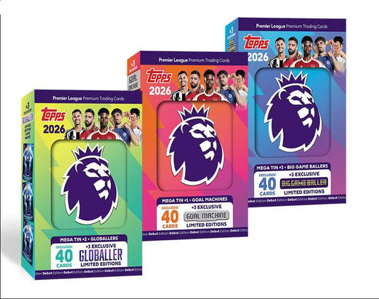 Premier League 2025/26 Trading Cards Mega Tin - Preorder - ETA: 25.09.2025