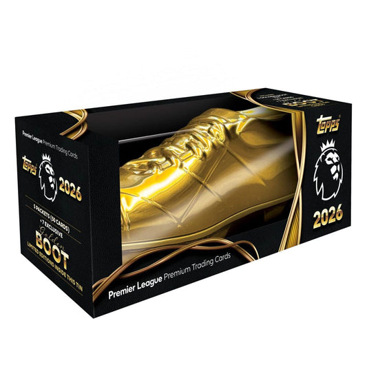 Premier League 2025/26 Trading Cards Goldener Schuh Tin - Preorder - ETA: 25.09.2025