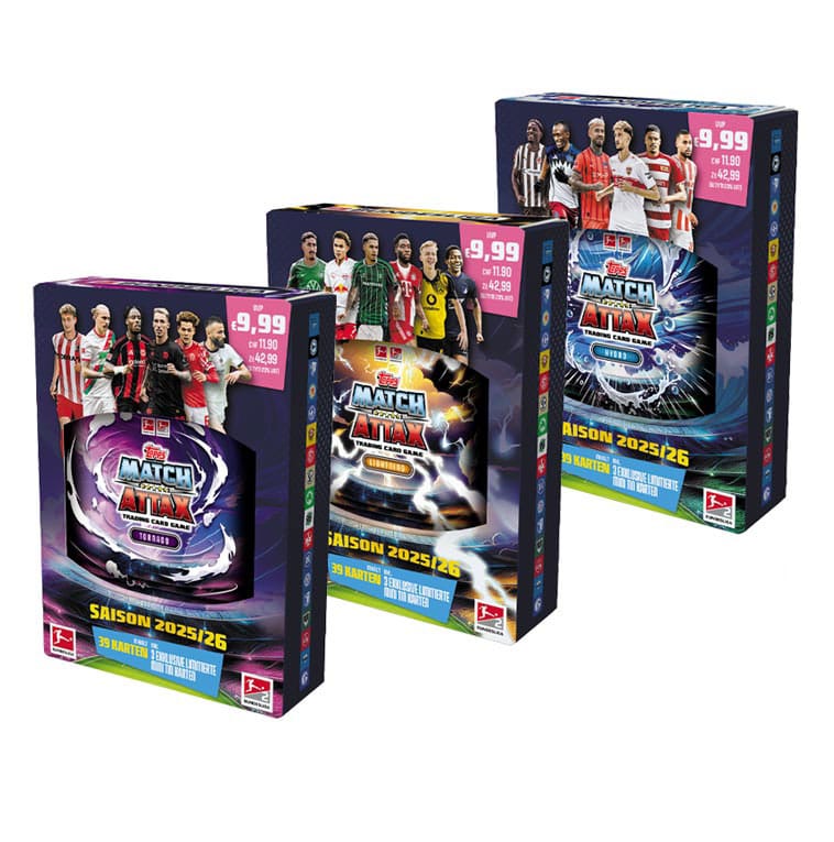 Bundesliga Match Attax Trading Cards 2025/26 Mini Tin  - Versand: 7 Tage nach Bestellung