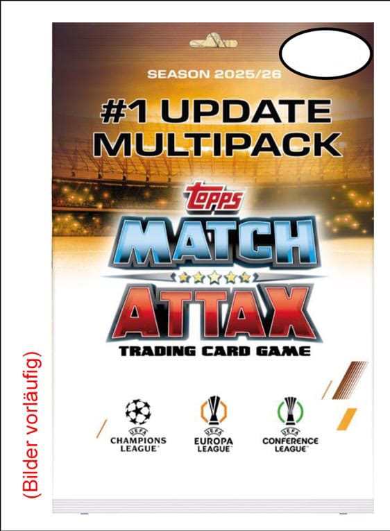 UEFA Champions League Match Attax Trading Cards 2025/26 Mega Multipack Update Scream Team *Deutsche Version* - Preorder - ETA: 25.10.2025