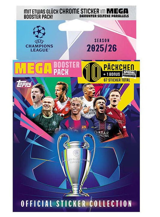 UEFA Champions League 2025/26 Sticker Collection Mega Eco Pack - Preorder - ETA: 09.10.2026