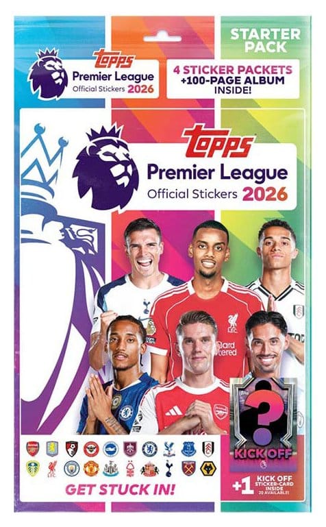 Premier League 2025/26 Sticker Starter Pack - Preorder - ETA: 28.06.2026
