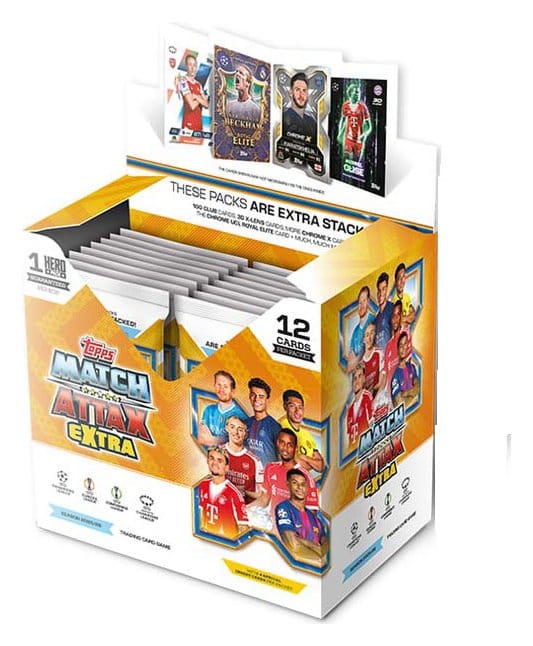 UEFA Champions League Match Attax Extra Trading Cards 2025/26 Booster Display (32) - Versand: 7 Tage nach Bestellung