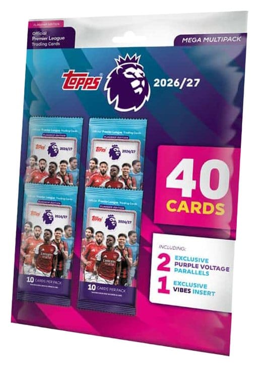 Premier League 2026/2027 Sammelkarten Mega Multipack - Preorder - ETA: 25.09.2026
