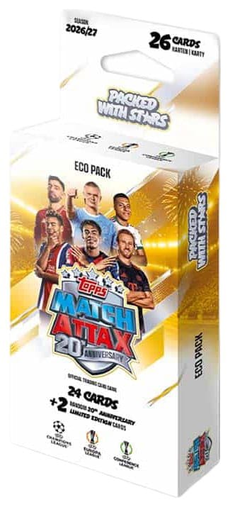 UEFA Club Competition Match Attax 2026/27 Sammelkarten Eco Pack - Preorder - ETA: 23.10.2026
