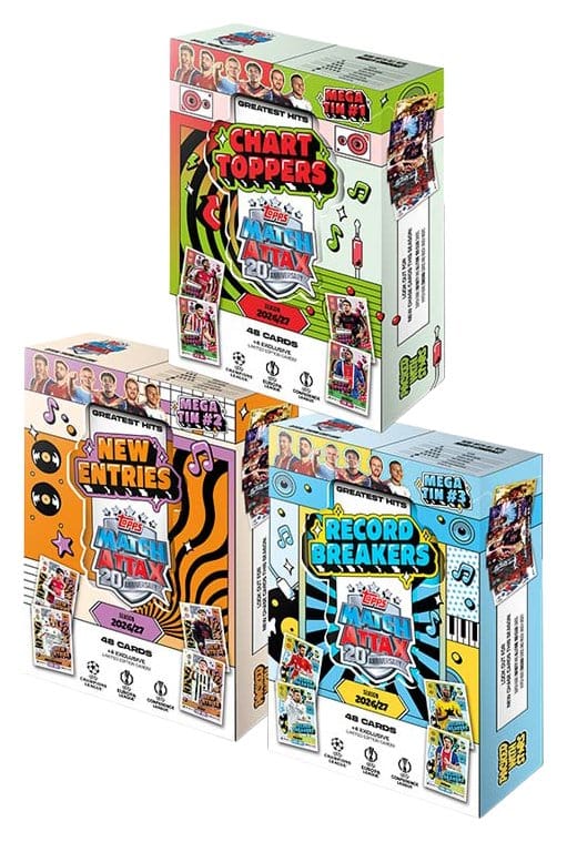UEFA Club Competition Match Attax 2026/27 Sammelkarten Greatest Hits Mega Tin - Preorder - ETA: 23.10.2026