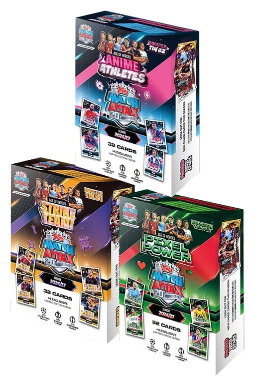UEFA Club Competition Match Attax 2026/27 Sammelkarten Age of Heroes Mini Tin - Preorder - ETA: 23.10.2026