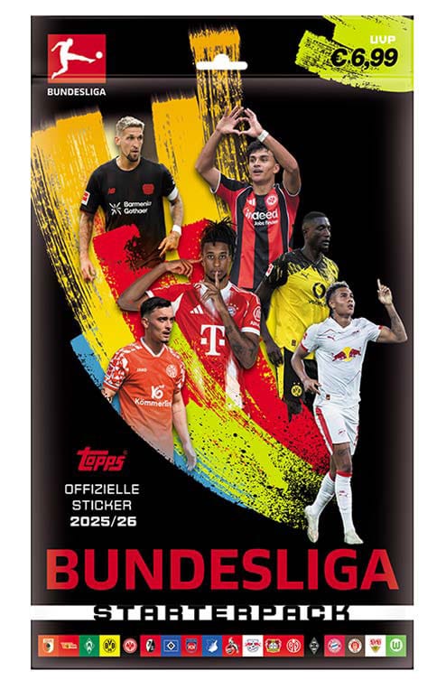 Bundesliga 2025/26 Sticker Starter Pack *Deutsche Version* - Preorder - ETA: 03.08.2026