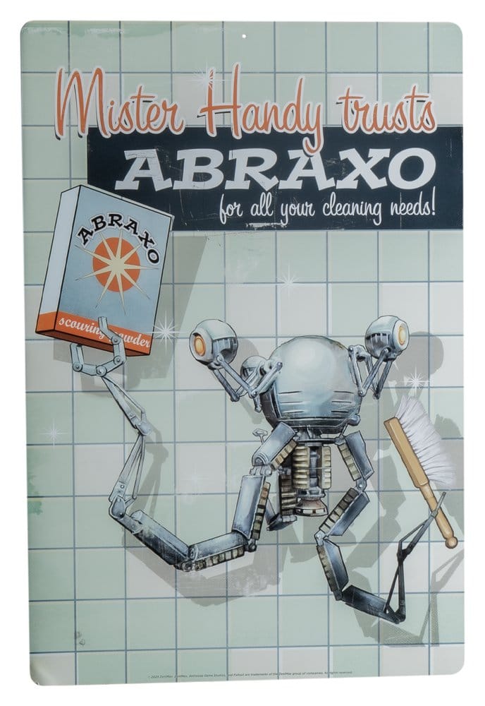 Fallout Me­tall­schild Mr. Handy  - Preorder - ETA: 28.08.2026