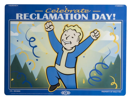 Fallout Me­tall­schild Reclamation Day - Preorder - ETA: 19.09.2026