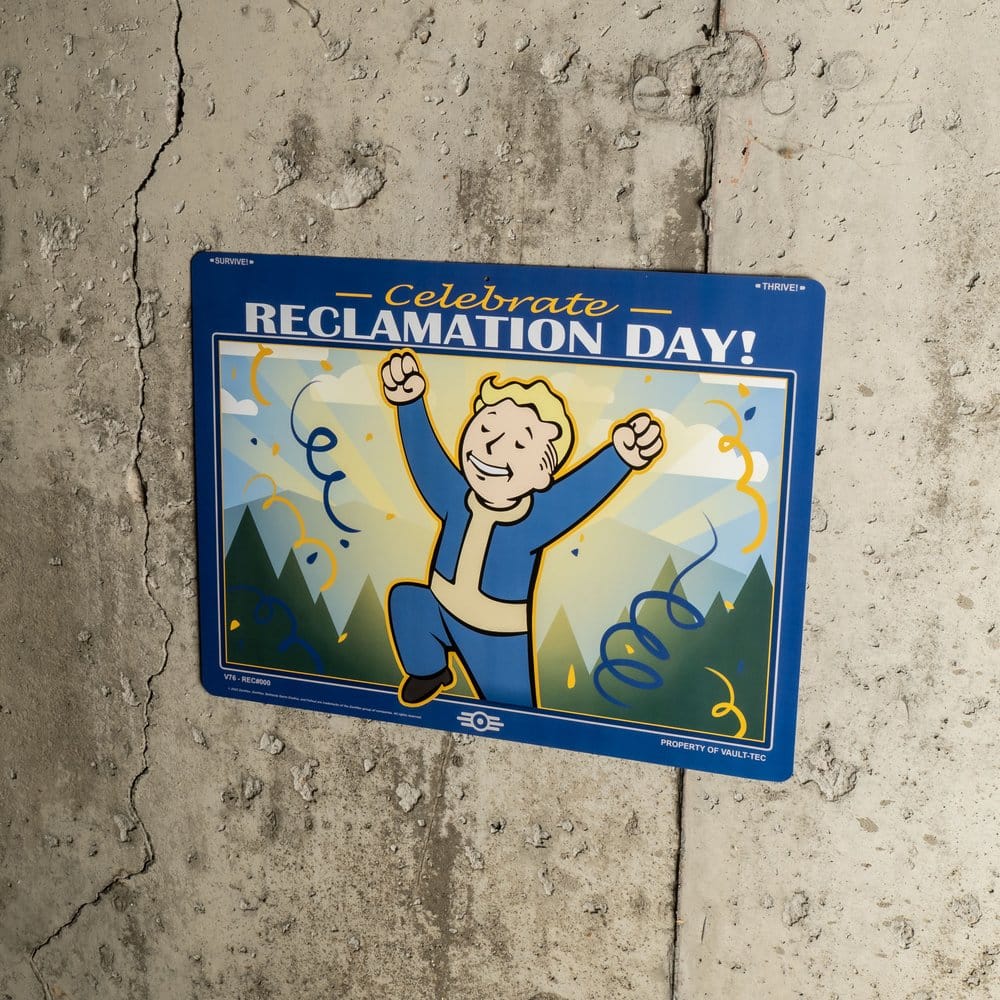 Fallout Me­tall­schild Reclamation Day - Preorder - ETA: 28.08.2026