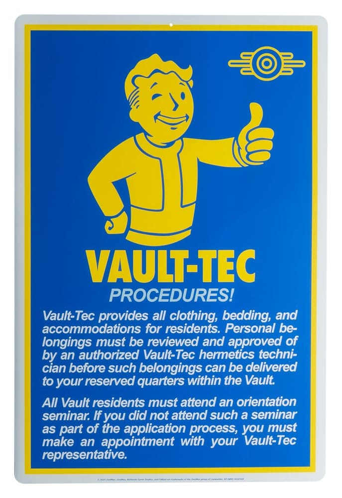 Fallout Me­tall­schild Procedures  - Preorder - ETA: 28.08.2026