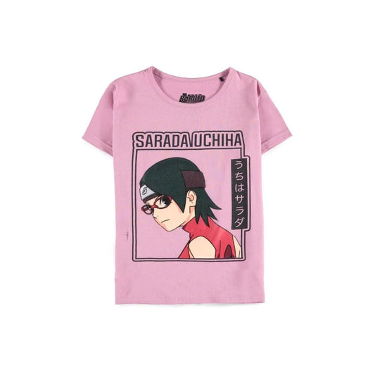 Boruto: Naruto Next Generations - Sarada Girls T-Shirt Größe 170-176 - Versand: 5-7 Tage nach Bestellung