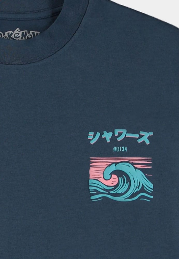 Pokémon T-Shirt Navy Aquana Größe L - Preorder - ETA: 09.10.2026