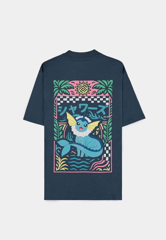 Pokémon T-Shirt Navy Aquana Größe L - Preorder - ETA: 09.10.2026