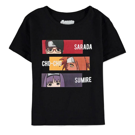 Boruto: Naruto Next Generations - Girls T-Shirt Größe 134-140 - Versand: 5-7 Tage nach Bestellung