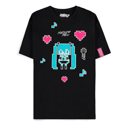 Hatsune Miku T-Shirt Pixel     Größe XL - Versand: 5-7 Tage nach Bestellung