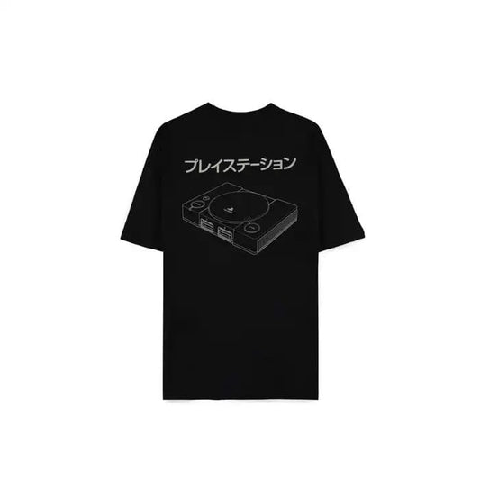 PlayStation T-Shirt Console Loose Fit Größe M - Versand: 5-7 Tage nach Bestellung