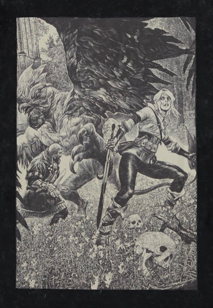 The Witcher T-Shirt Ciri and the Basilisk L - Preorder - ETA: 25.09.2026