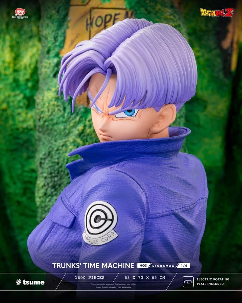 Dragon Ball Z HQS Dioramax Figur 1/6 Trunks' Time Machine - Preorder - ETA: 25.09.2026