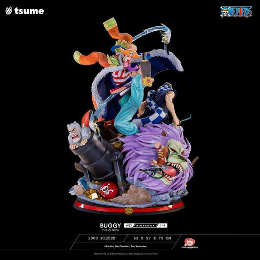 One Piece HQS Dioramax Figur 1/4 Buggy the Clown - Preorder - ETA: 25.09.2026