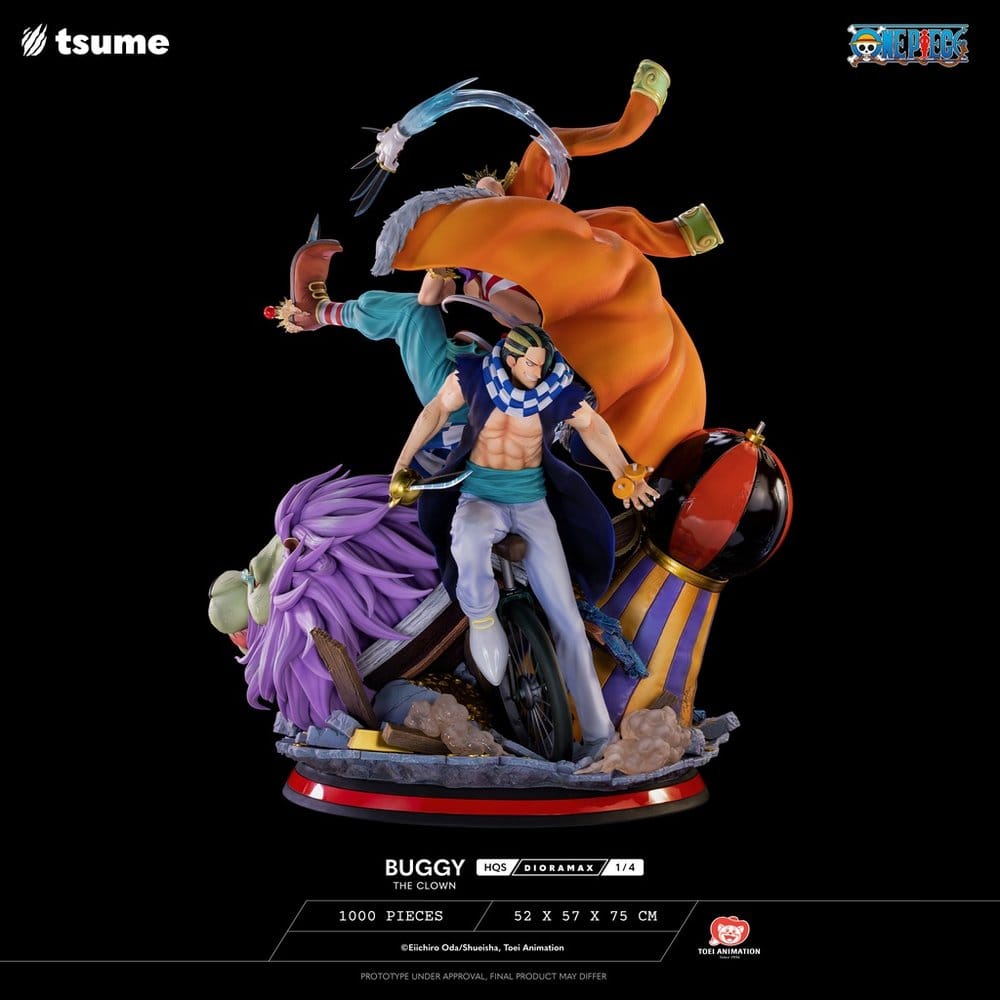 One Piece HQS Dioramax Figur 1/4 Buggy the Clown - Preorder - ETA: 25.09.2026
