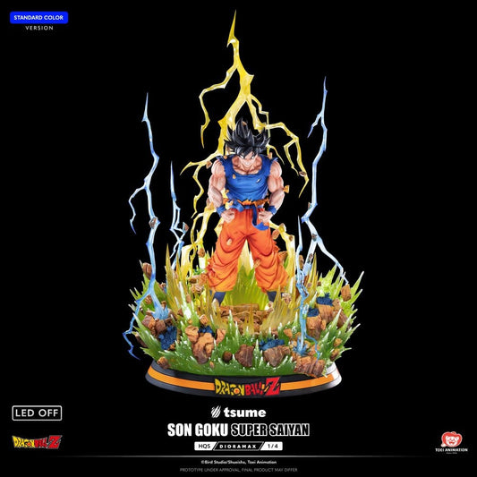 Dragon Ball Z HQS Dioramax Figur 1/4 Son Goku Super Saiyan 51 cm - Preorder - ETA: 25.09.2026