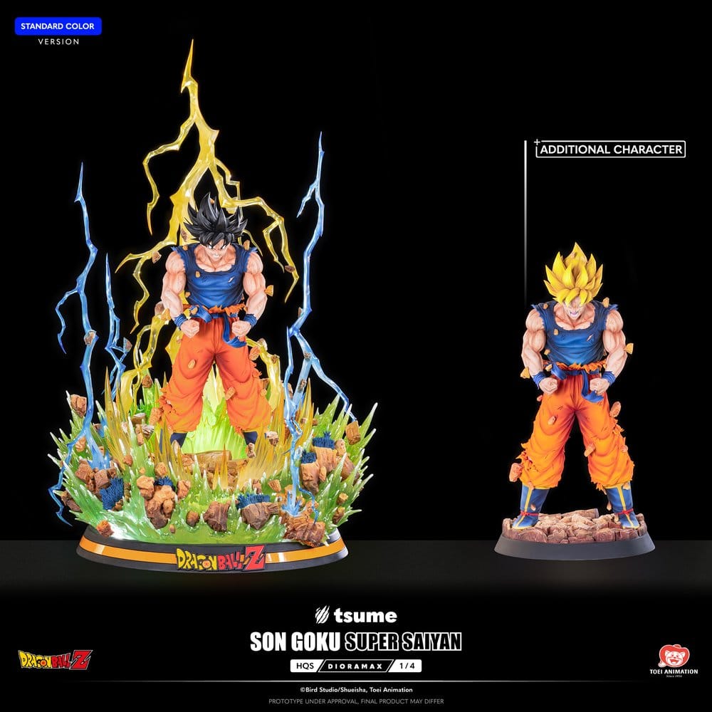 Dragon Ball Z HQS Dioramax Figur 1/4 Son Goku Super Saiyan 51 cm - Preorder - ETA: 25.09.2026