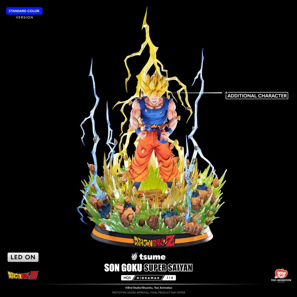 Dragon Ball Z HQS Dioramax Figur 1/4 Son Goku Super Saiyan 51 cm - Preorder - ETA: 25.09.2026