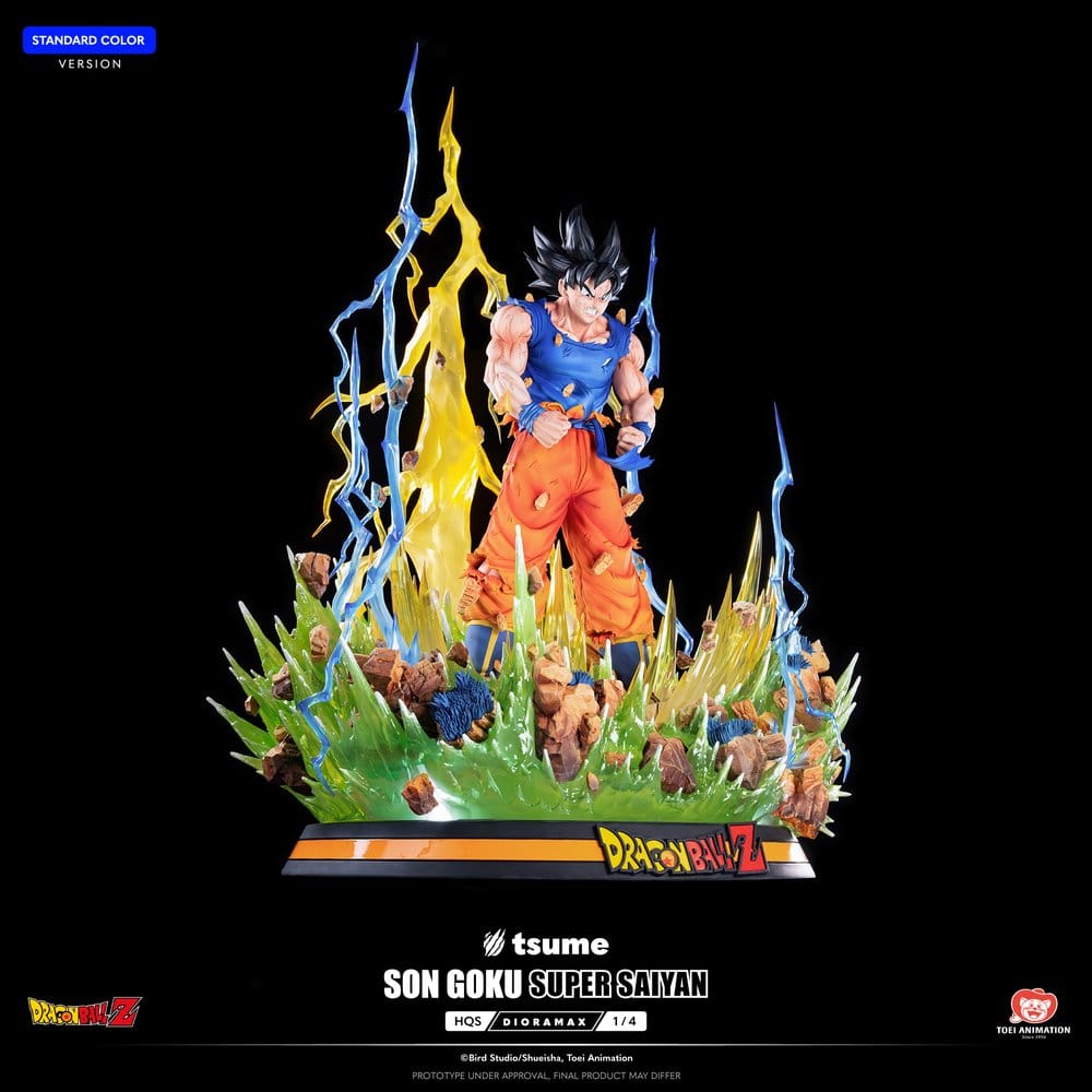 Dragon Ball Z HQS Dioramax Figur 1/4 Son Goku Super Saiyan 51 cm - Preorder - ETA: 25.09.2026