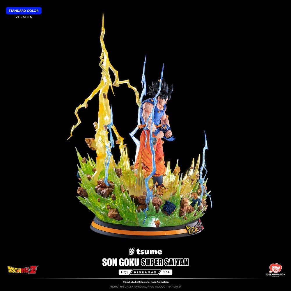 Dragon Ball Z HQS Dioramax Figur 1/4 Son Goku Super Saiyan 51 cm - Preorder - ETA: 25.09.2026