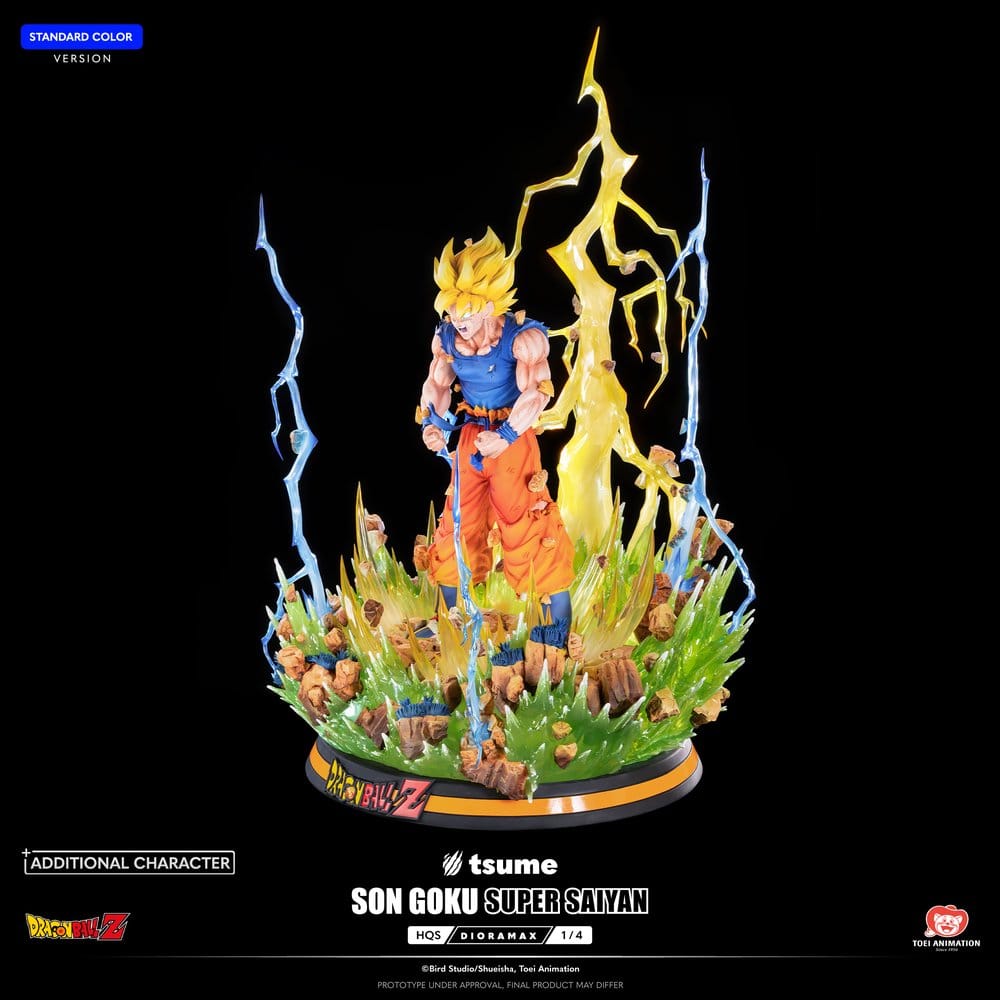 Dragon Ball Z HQS Dioramax Figur 1/4 Son Goku Super Saiyan 51 cm - Preorder - ETA: 25.09.2026