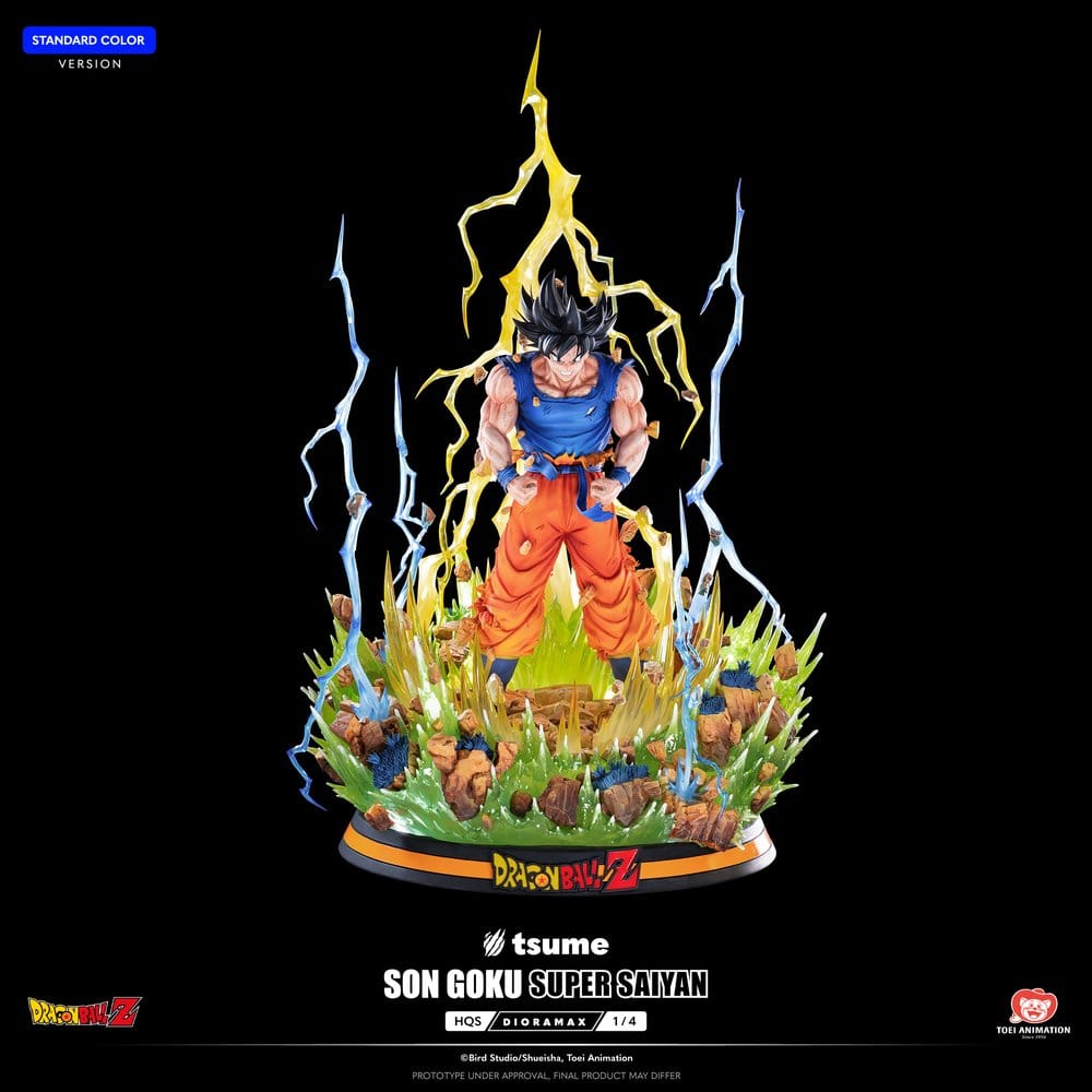 Dragon Ball Z HQS Dioramax Figur 1/4 Son Goku Super Saiyan 51 cm - Preorder - ETA: 25.09.2026