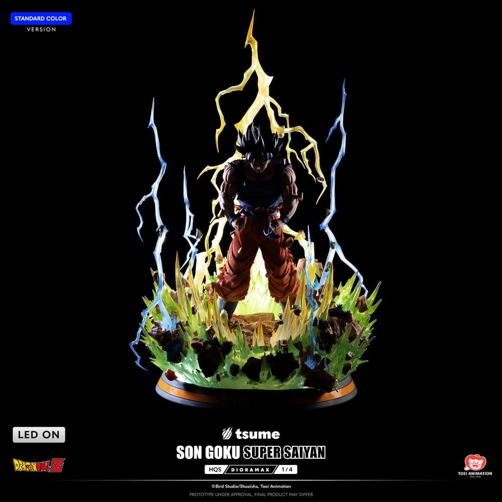 Dragon Ball Z HQS Dioramax Figur 1/4 Son Goku Super Saiyan 51 cm - Preorder - ETA: 25.09.2026
