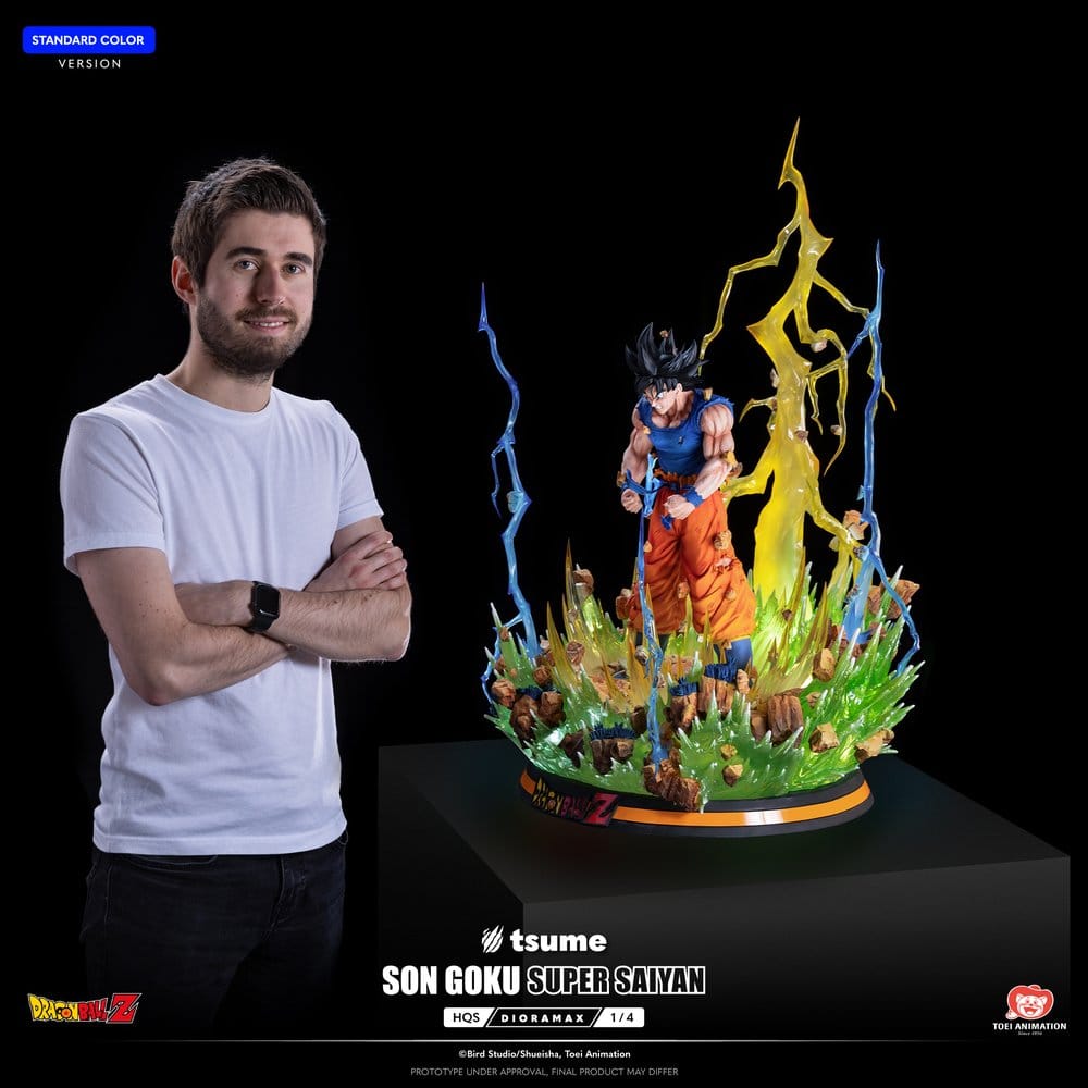 Dragon Ball Z HQS Dioramax Figur 1/4 Son Goku Super Saiyan 51 cm - Preorder - ETA: 25.09.2026