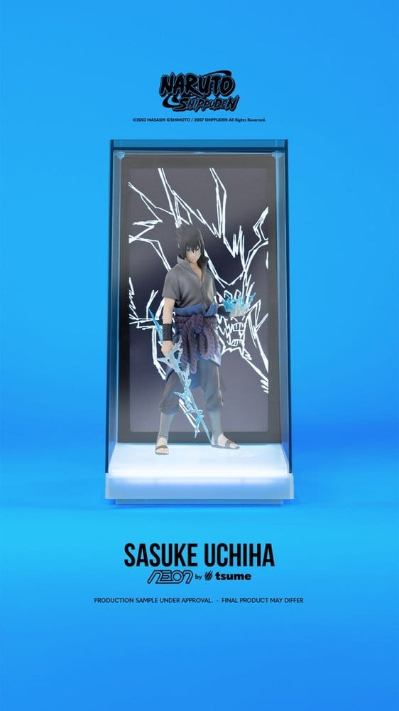 Naruto Neon Figur 1/9 Sasuke Uchiha 25 cm - Versand: 7 Tage nach Bestellung