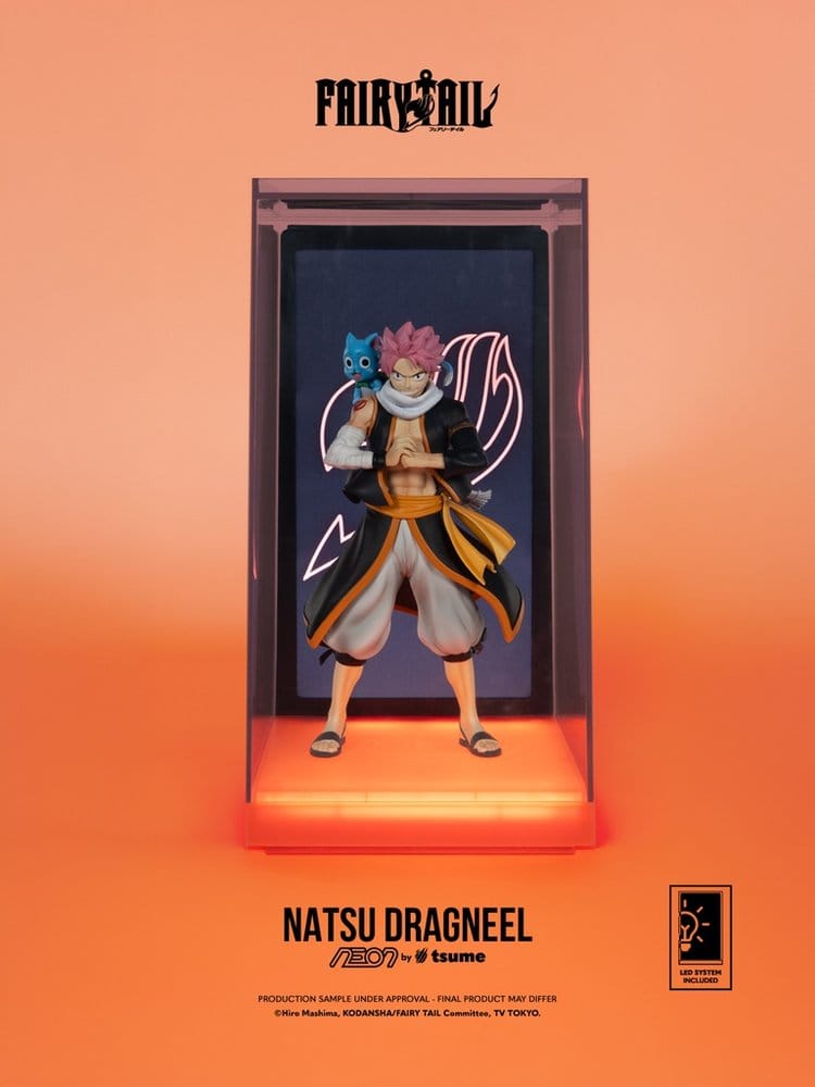 Fairy Tail Neon Figur 1/9 Natsu Dragneel 25 cm - Versand: 7 Tage nach Bestellung
