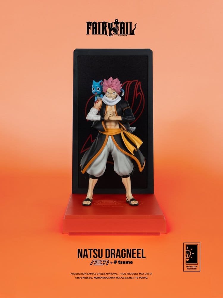 Fairy Tail Neon Figur 1/9 Natsu Dragneel 25 cm - Versand: 7 Tage nach Bestellung