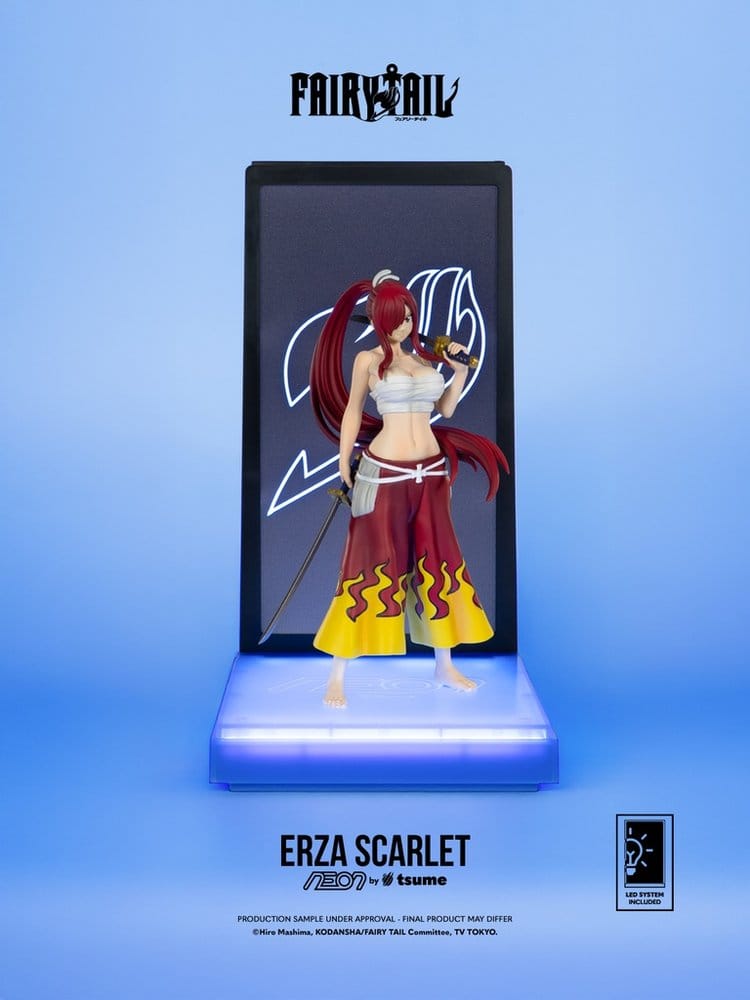 Fairy Tail Neon Figur 1/9 Erza Scarlet 25 cm - Versand: 7 Tage nach Bestellung