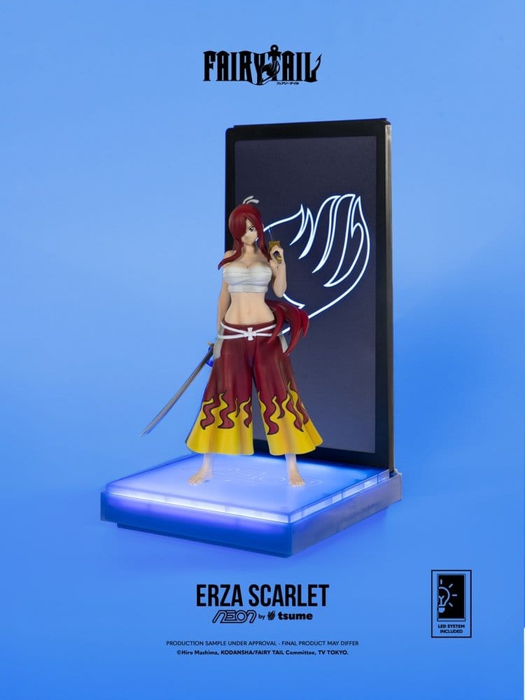 Fairy Tail Neon Figur 1/9 Erza Scarlet 25 cm - Versand: 7 Tage nach Bestellung