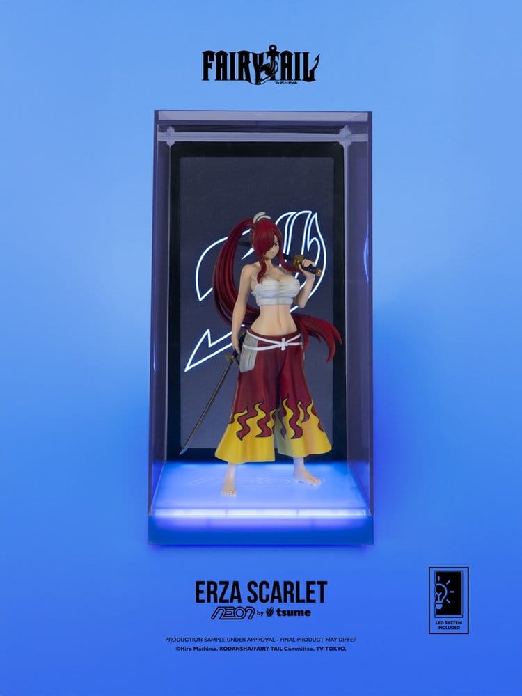 Fairy Tail Neon Figur 1/9 Erza Scarlet 25 cm - Versand: 7 Tage nach Bestellung