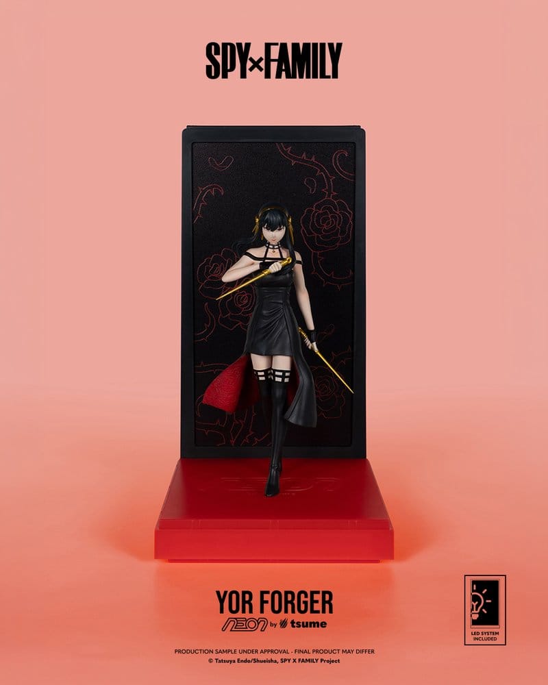 Spy x Family Neon Figur 1/9 Yor Forger 20 cm - Preorder - ETA: 25.12.2026