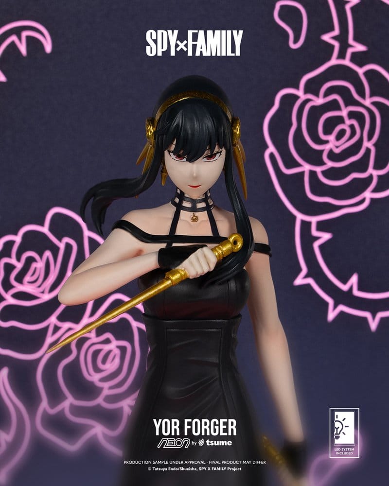 Spy x Family Neon Figur 1/9 Yor Forger 20 cm - Preorder - ETA: 25.12.2026