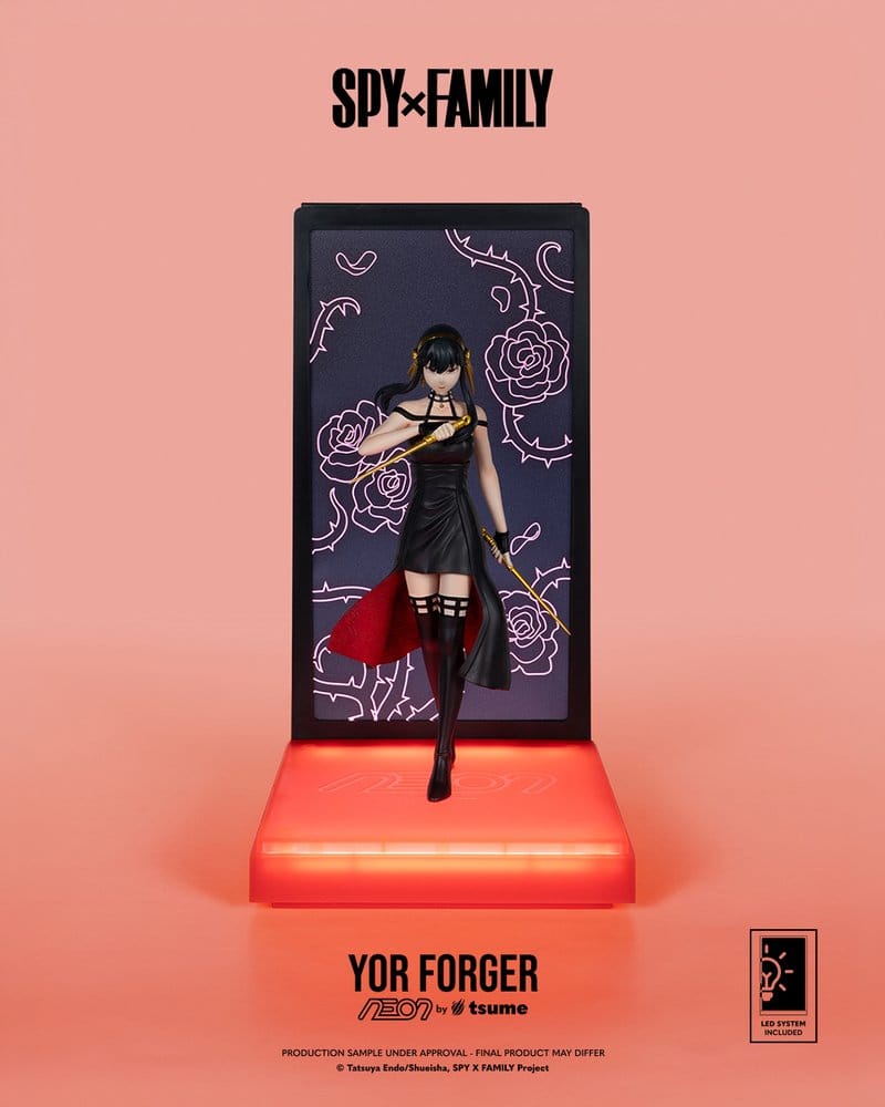 Spy x Family Neon Figur 1/9 Yor Forger 20 cm - Preorder - ETA: 25.12.2026